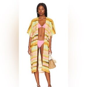 Sunset Kimono in Multi PLUSH by Anthropologie. Size XS